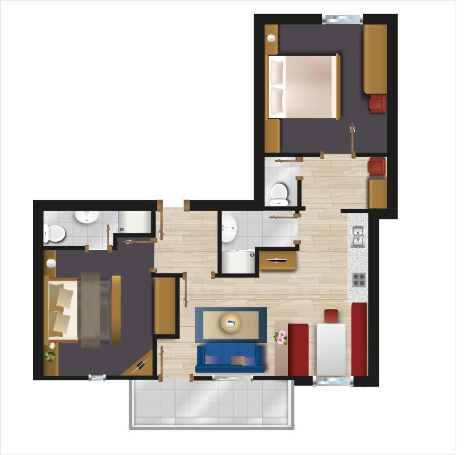 Appartements Daisy Серфаус Экстерьер фото